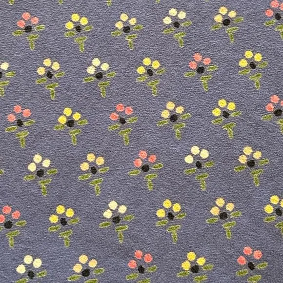 Vintage 80's Blue Ditzy Floral‎ Jaeger Skirt Sz UK 12 / US 8