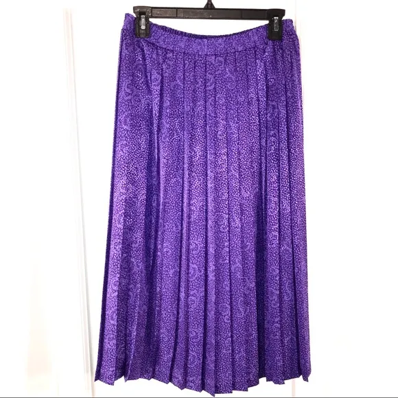 Vintage Andrea Gayle Pleated Skirt, size 8