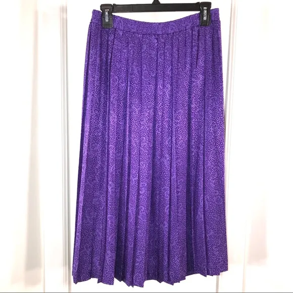 Vintage Andrea Gayle Pleated Skirt, size 8