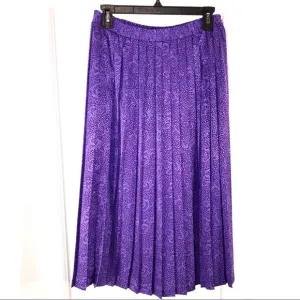 Vintage Andrea Gayle Pleated Skirt, size 8