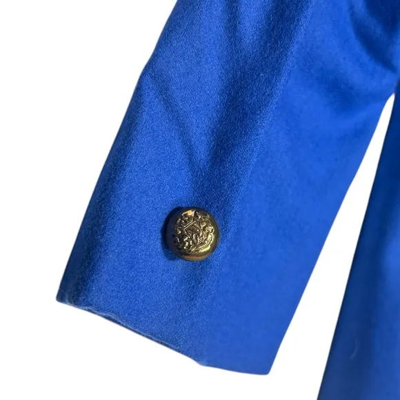 Vintage Pendleton 100% Pure Virgin Wool Blazer Royal Blue Blazer