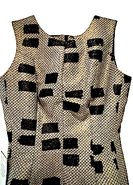 VIVIENNE WESTWOOD UK. NEW W/TAGS ANGLOMANIA "Joan" Gold Fit & Flare DRESS