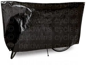 VK "Classic" Waterproof Single Bicycle Cover Incl. 5m Cord - Black