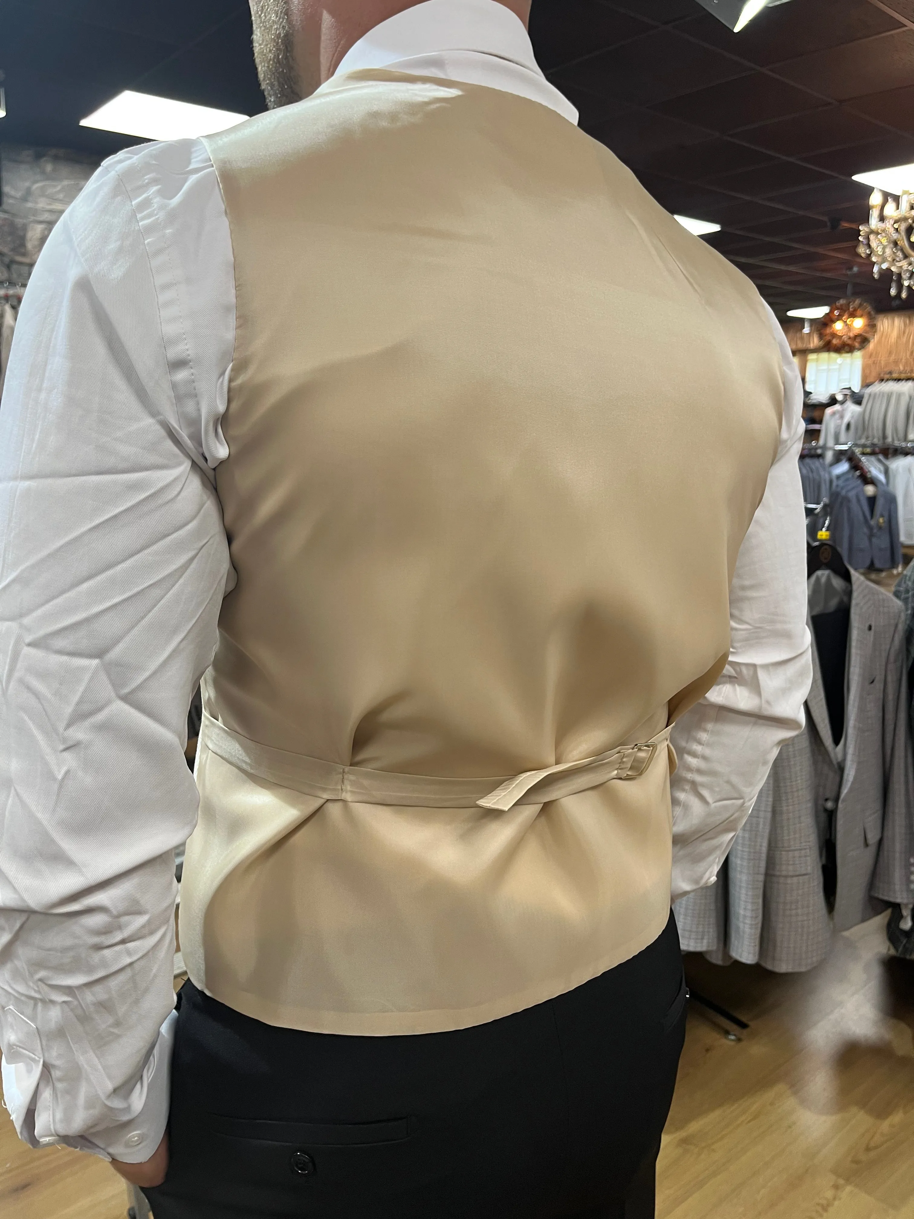 Waistcoat - 0005 Cream/Beige