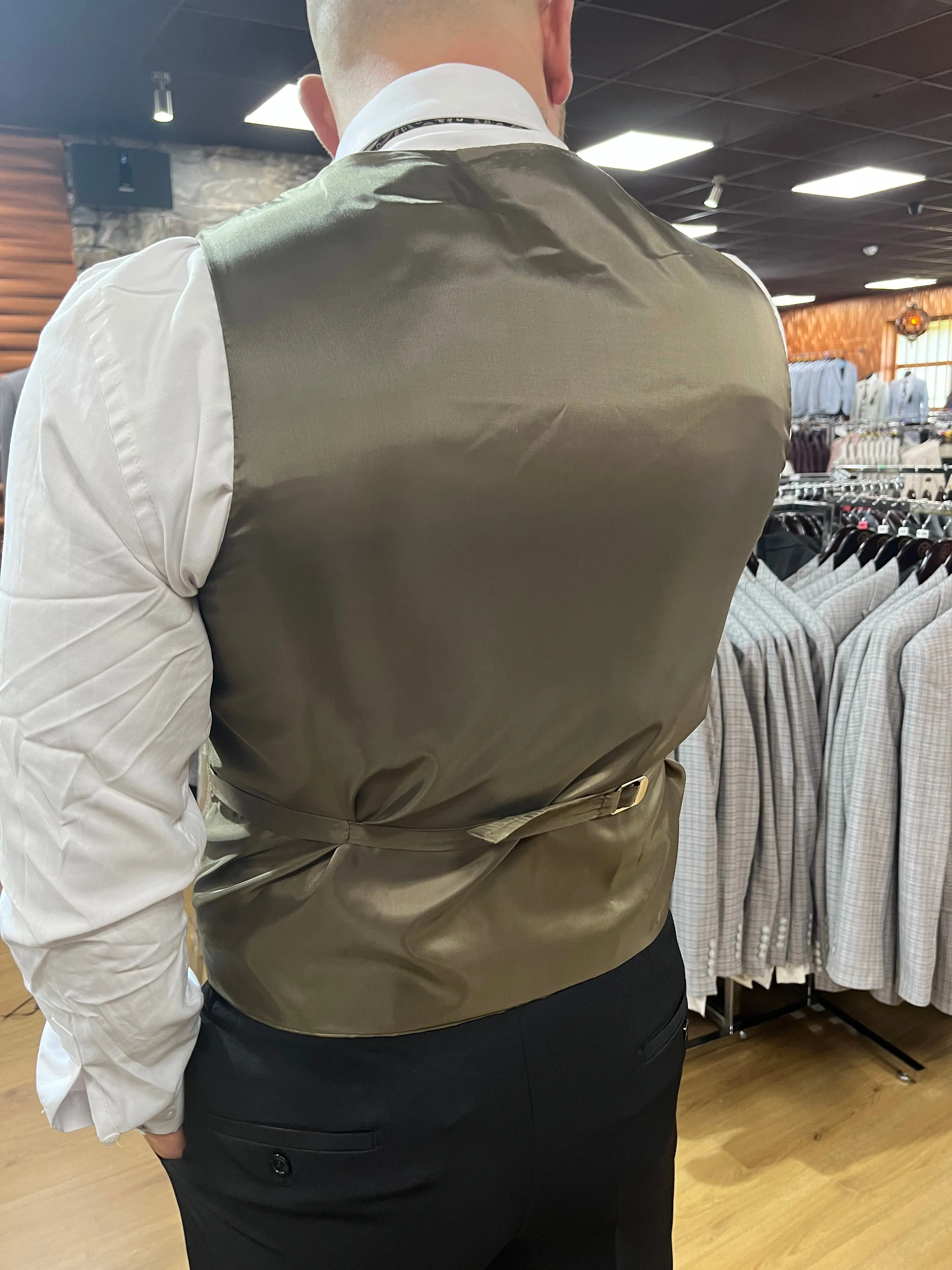 Waistcoat - 0017 Brown/Brown
