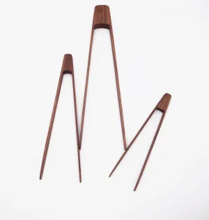 Walnut Wood Tongs