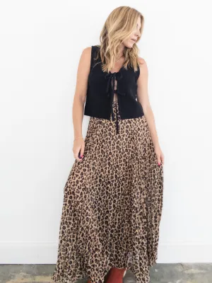 Wild Side Pleated Skirt