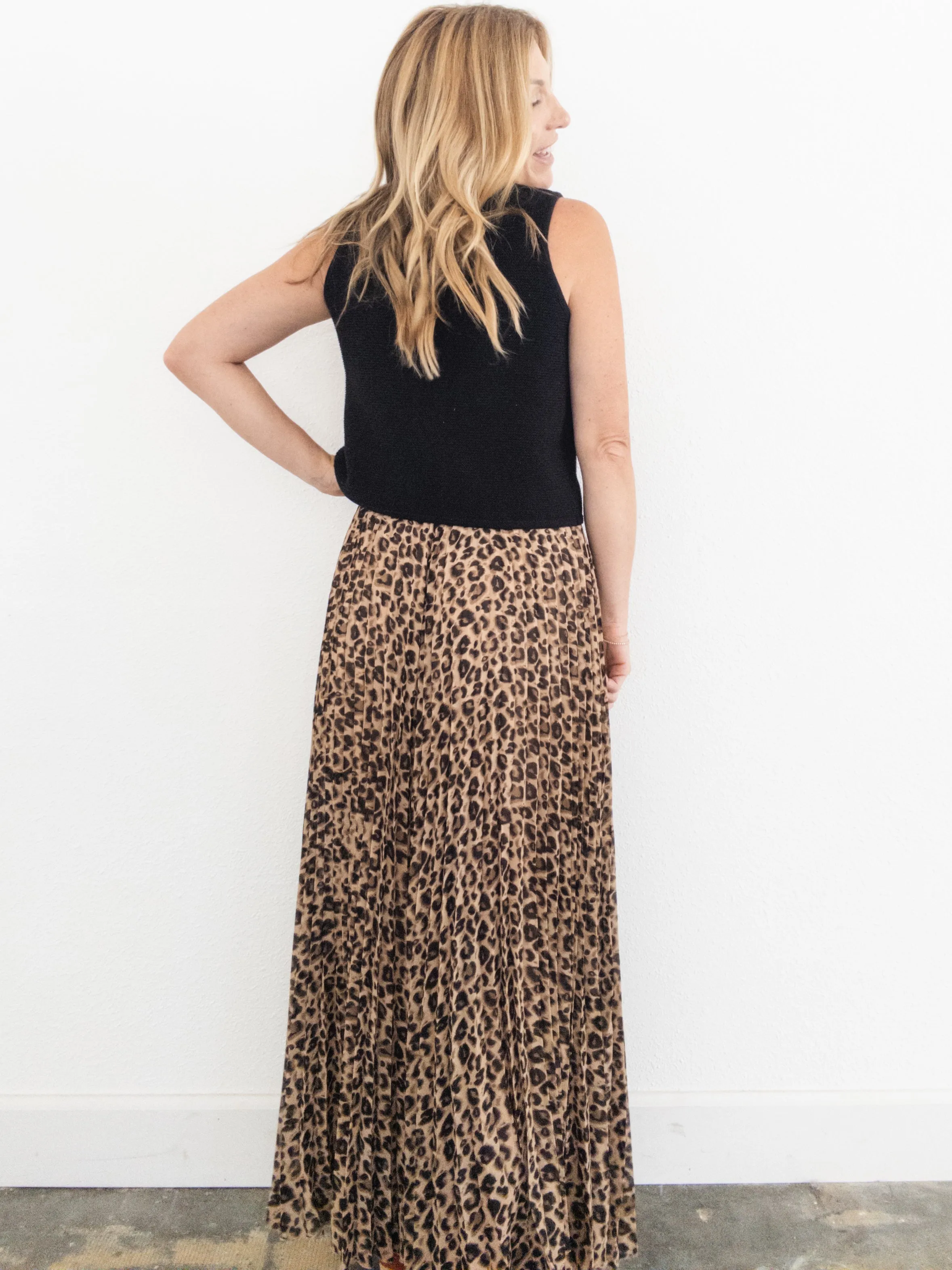 Wild Side Pleated Skirt