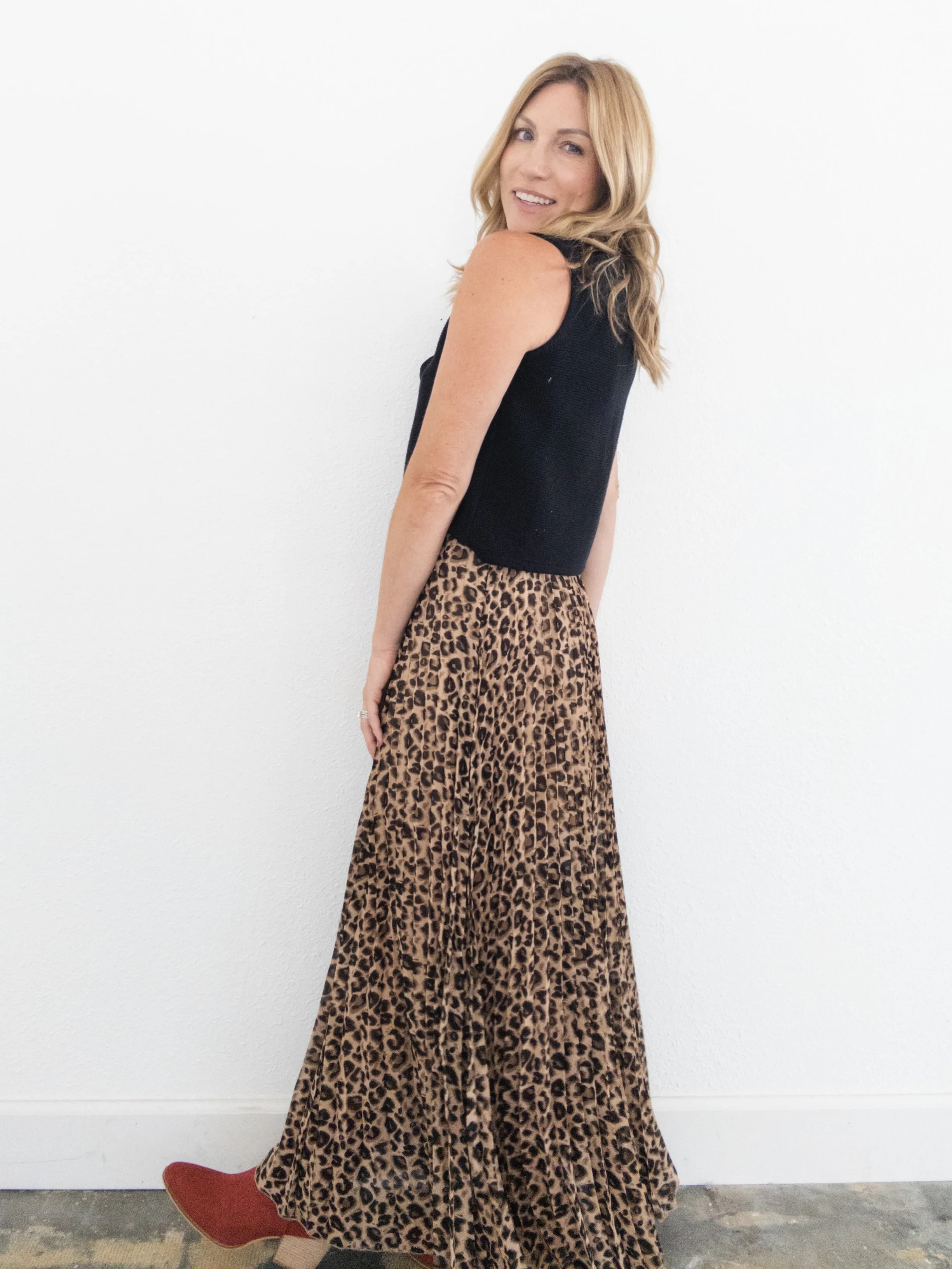 Wild Side Pleated Skirt