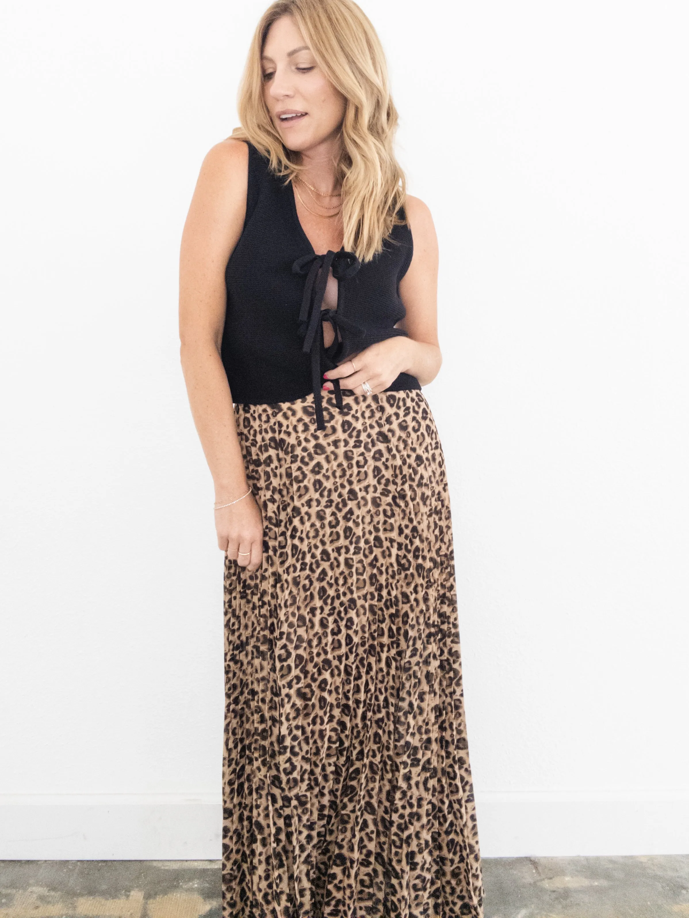 Wild Side Pleated Skirt