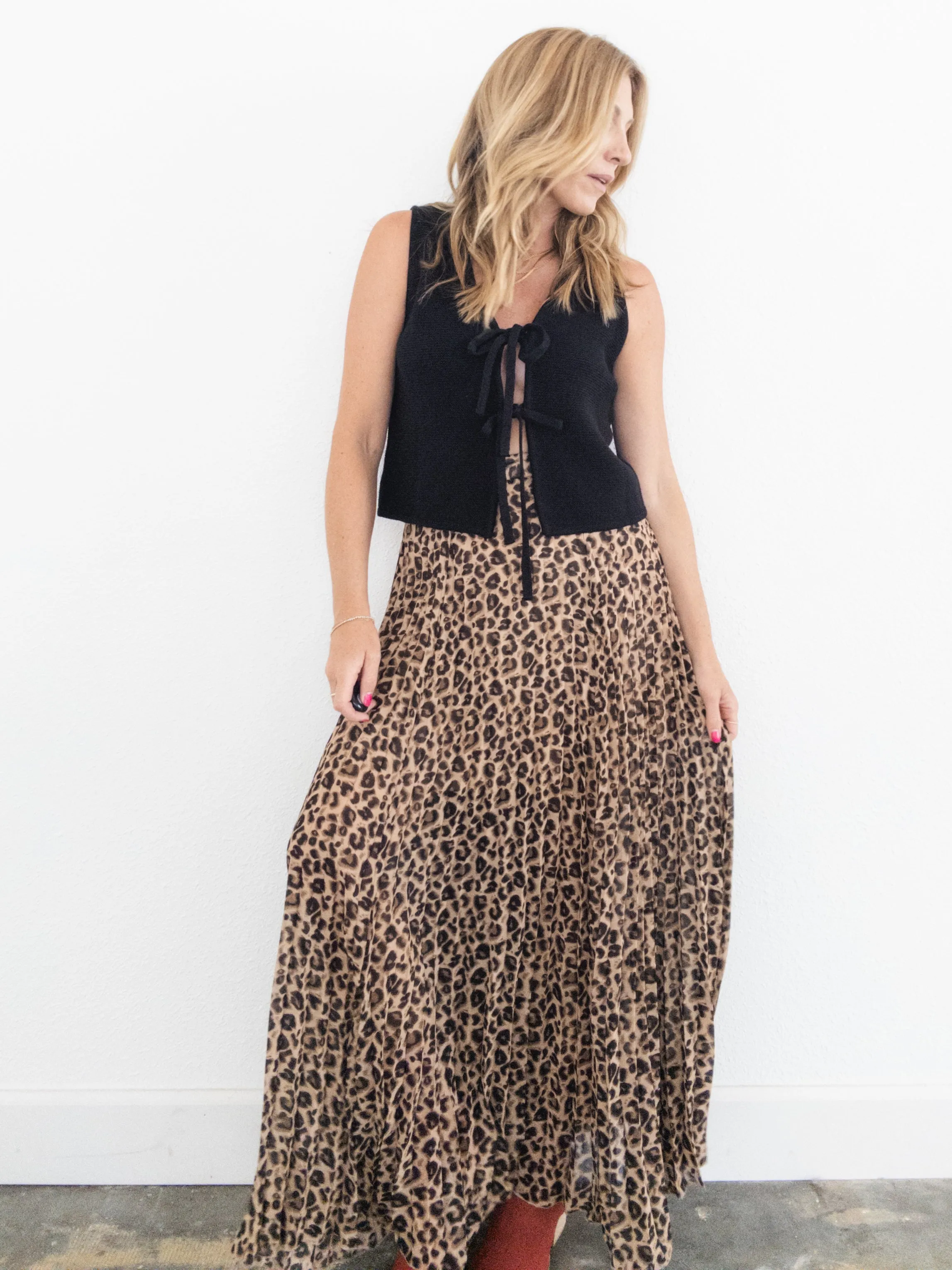 Wild Side Pleated Skirt