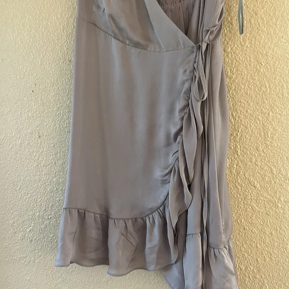 Wishlist apparel wrap satin dress