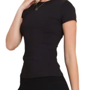 Women's Cloud Nine Ultra-Smooth Active Tee-Black..