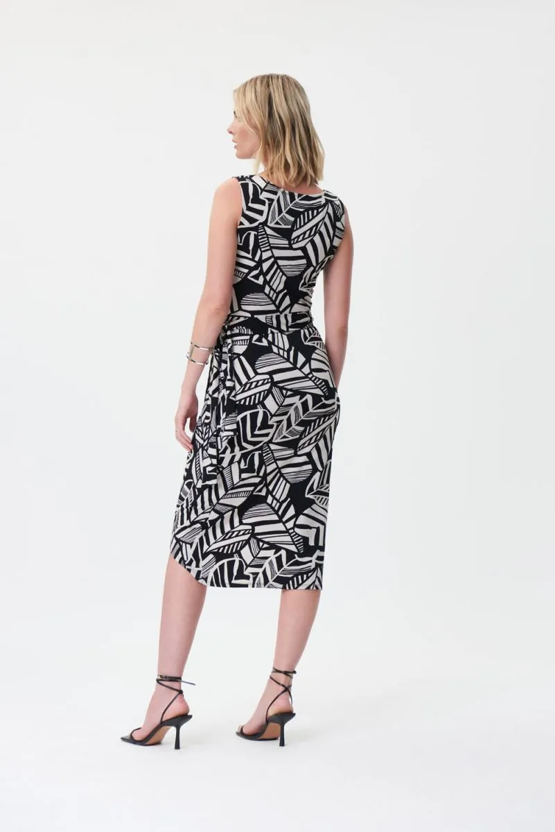 Women's Joseph Ribkoff | Moonstone Slimming Wrap Style Dress | Black