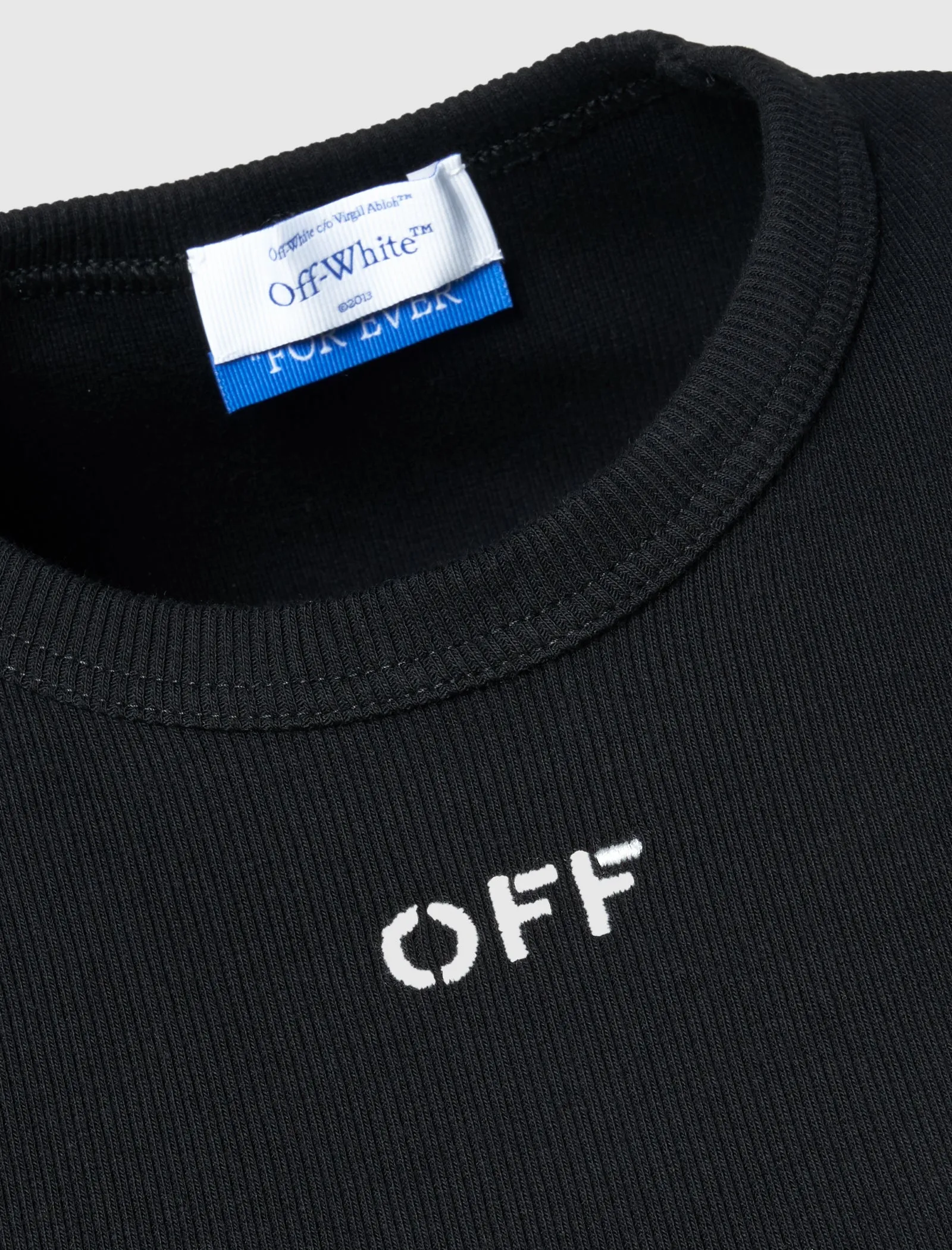 WOMEN'S OFF STAMP RIB TEE