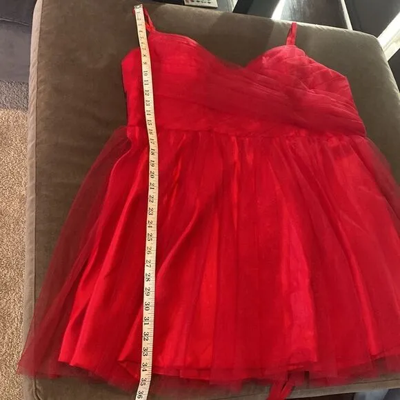 Women’s Red Short Prom Party Homecoming Dress Corset Back Plus Size 26W