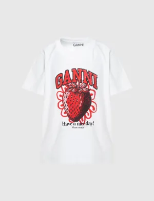 WOMEN'S STRAWBERRY T-SHIRT