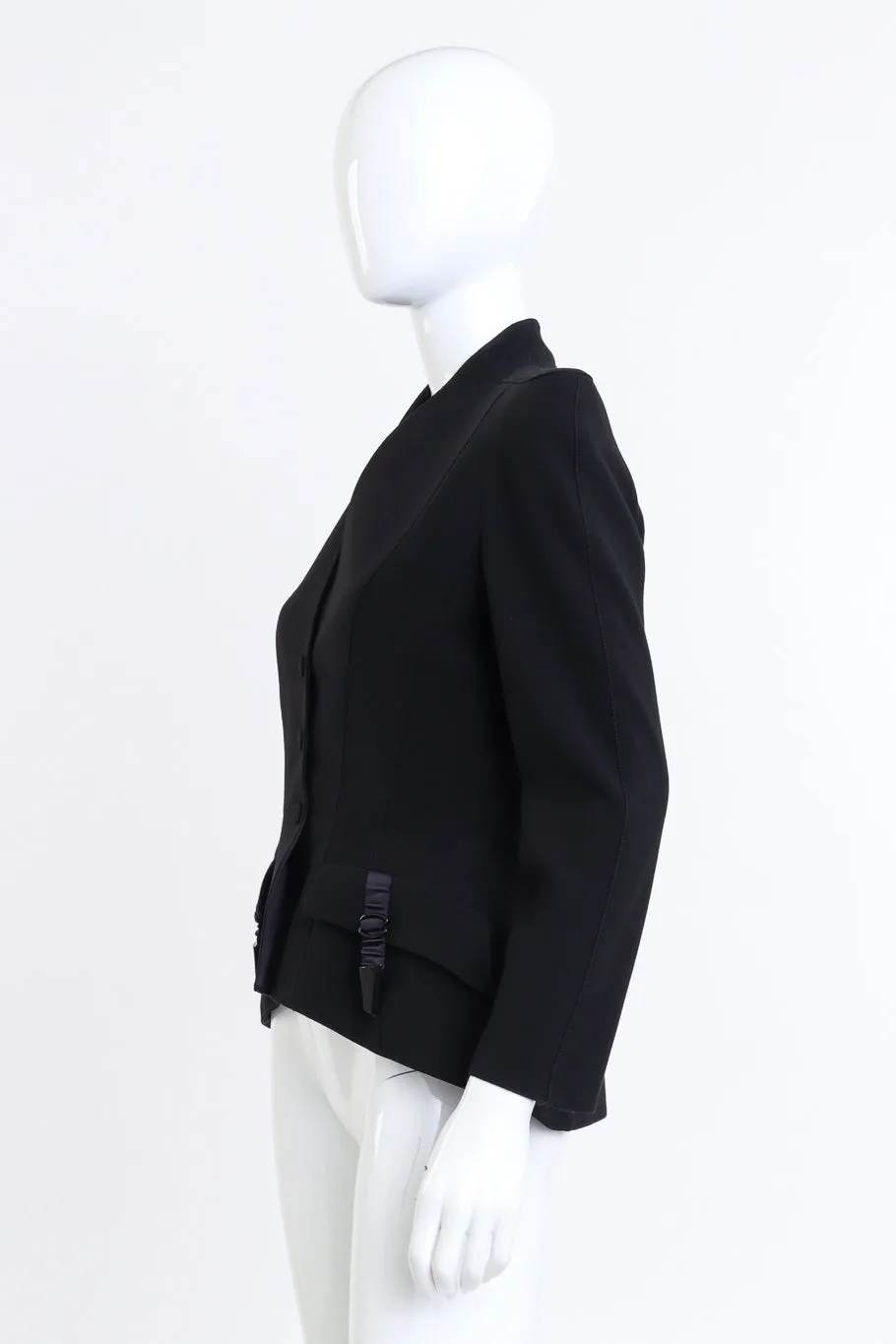 Wool Peplum Blazer