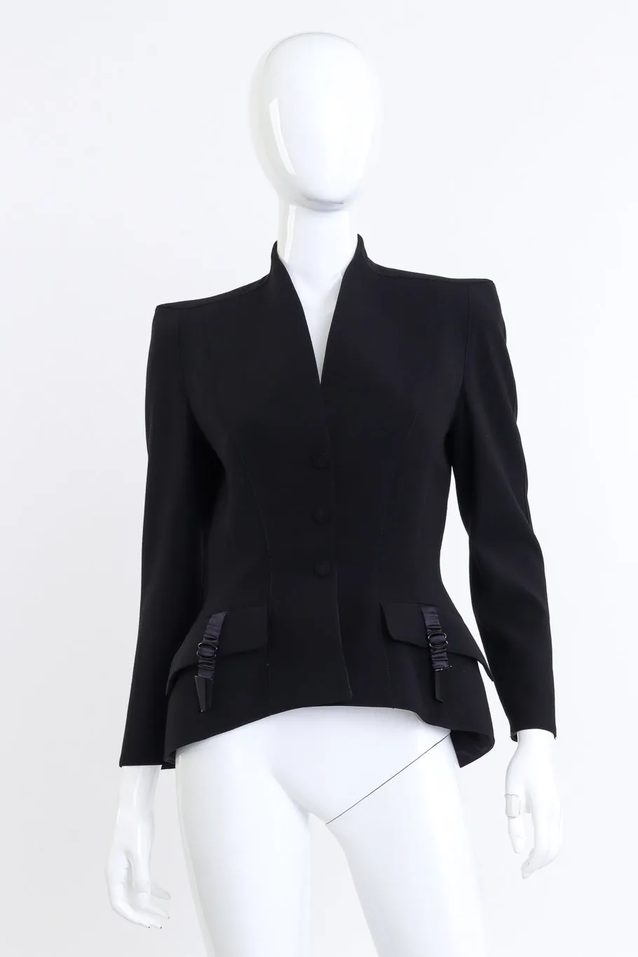 Wool Peplum Blazer