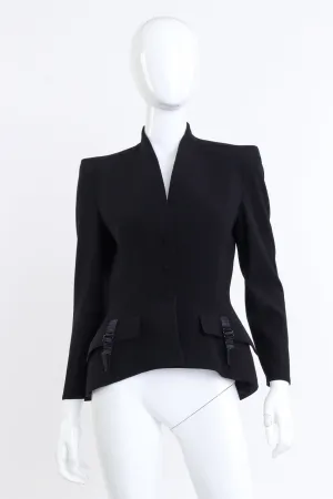 Wool Peplum Blazer
