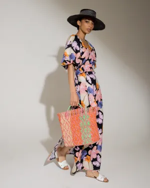 Wrap Around Dress with Hand Embroidered Details
