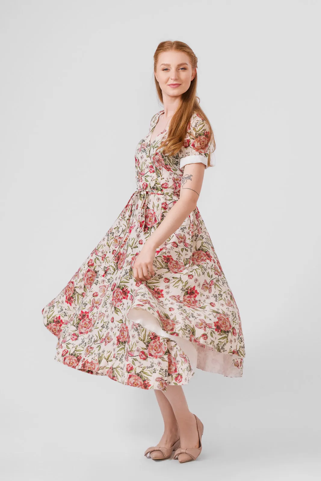 Wrap Dress, Short Sleeve