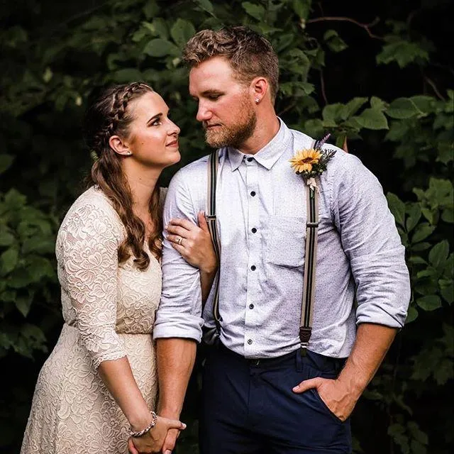 Wrap lace wedding dress  #1124