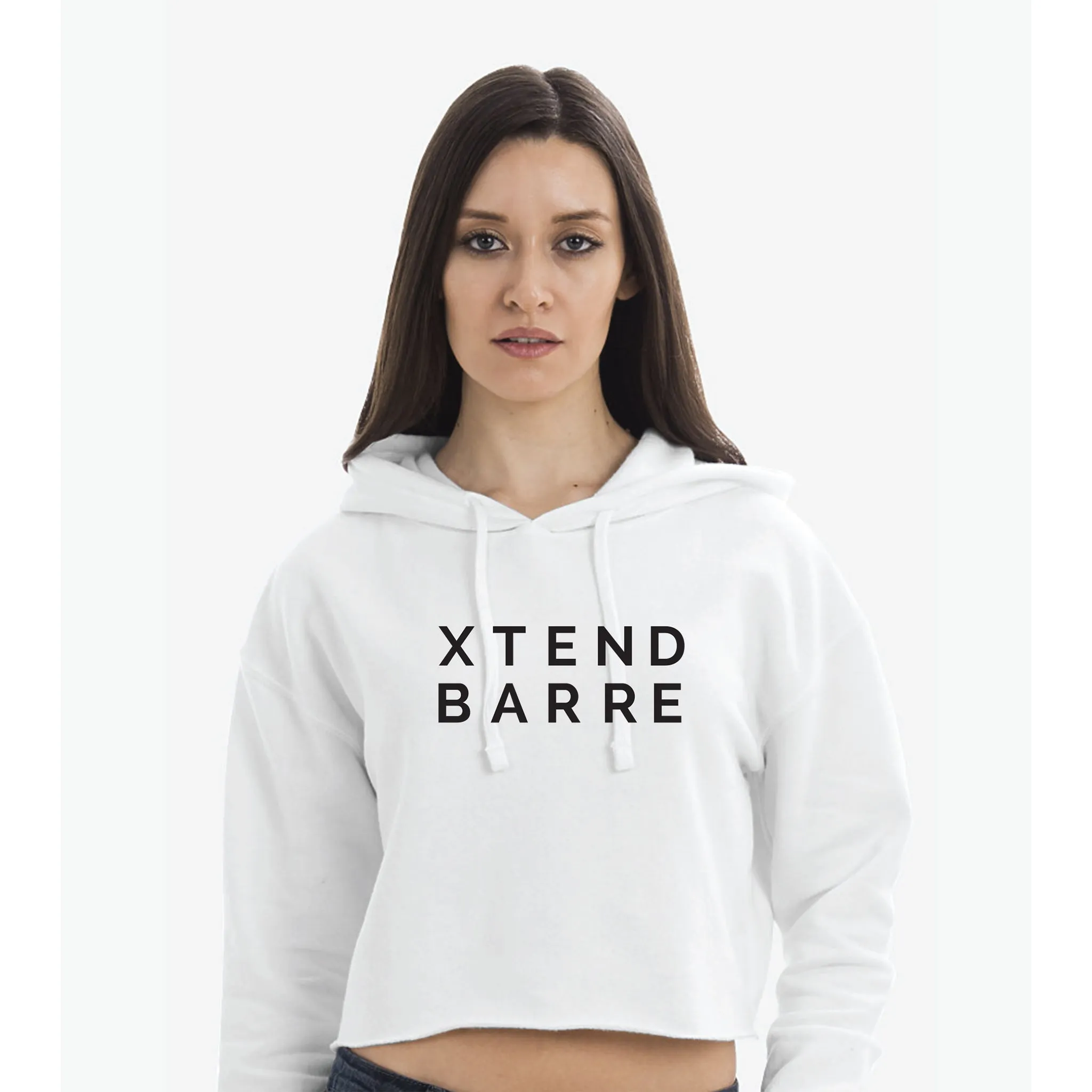 Xtend Crop Fleece Hoodie