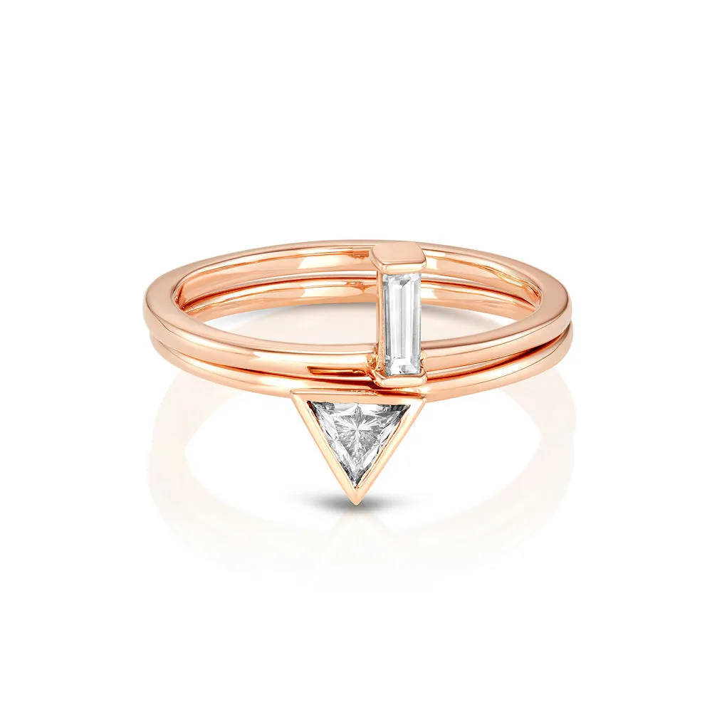 Yours only -  Single Baguette Diamond Ring
