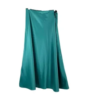 Zara Satin a line skirt with contrast trim Sz L